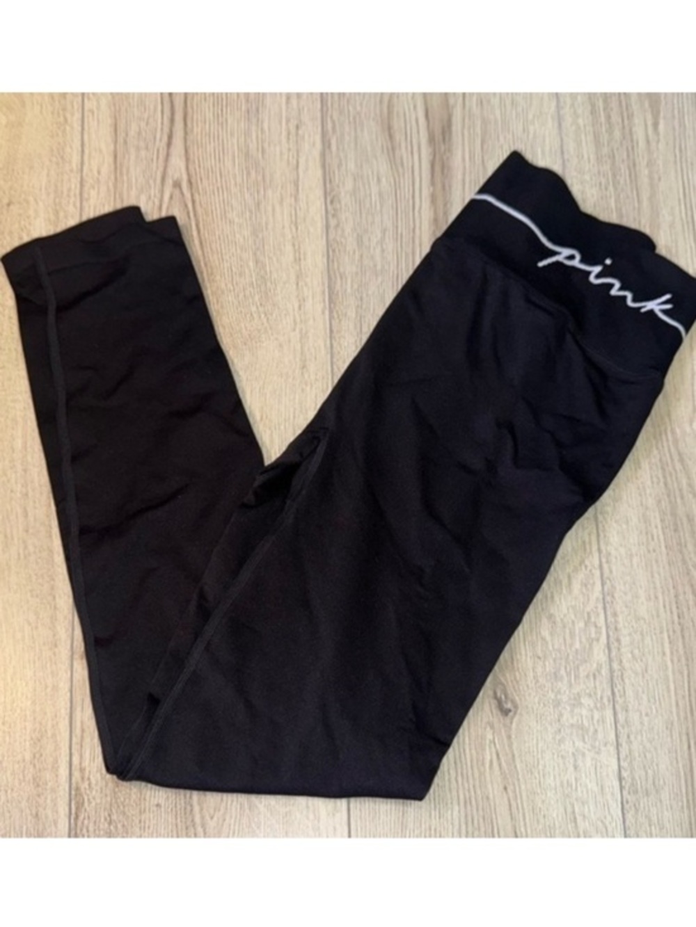 Victoria’s Secret pink black white high waist long leggings tights